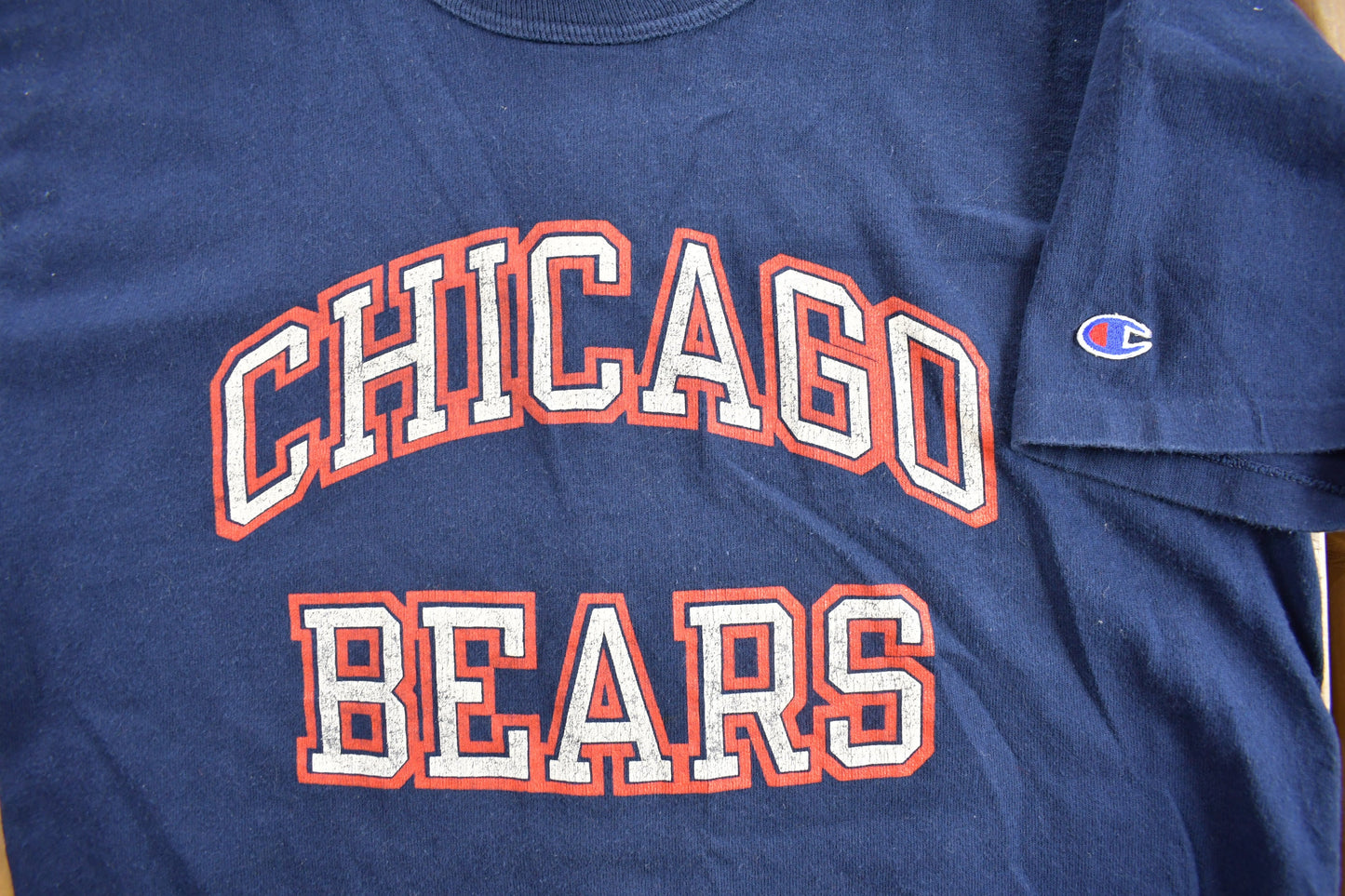 Vintage 1980s Chicago Bears NFL Champion T-Shirt / 80s Champion / Made In The USA / Single Stitch