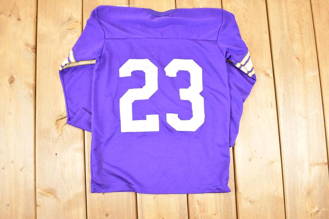 Vintage 1980s Rawlings Minnesota Vikings NFL T-Shirt Youth L