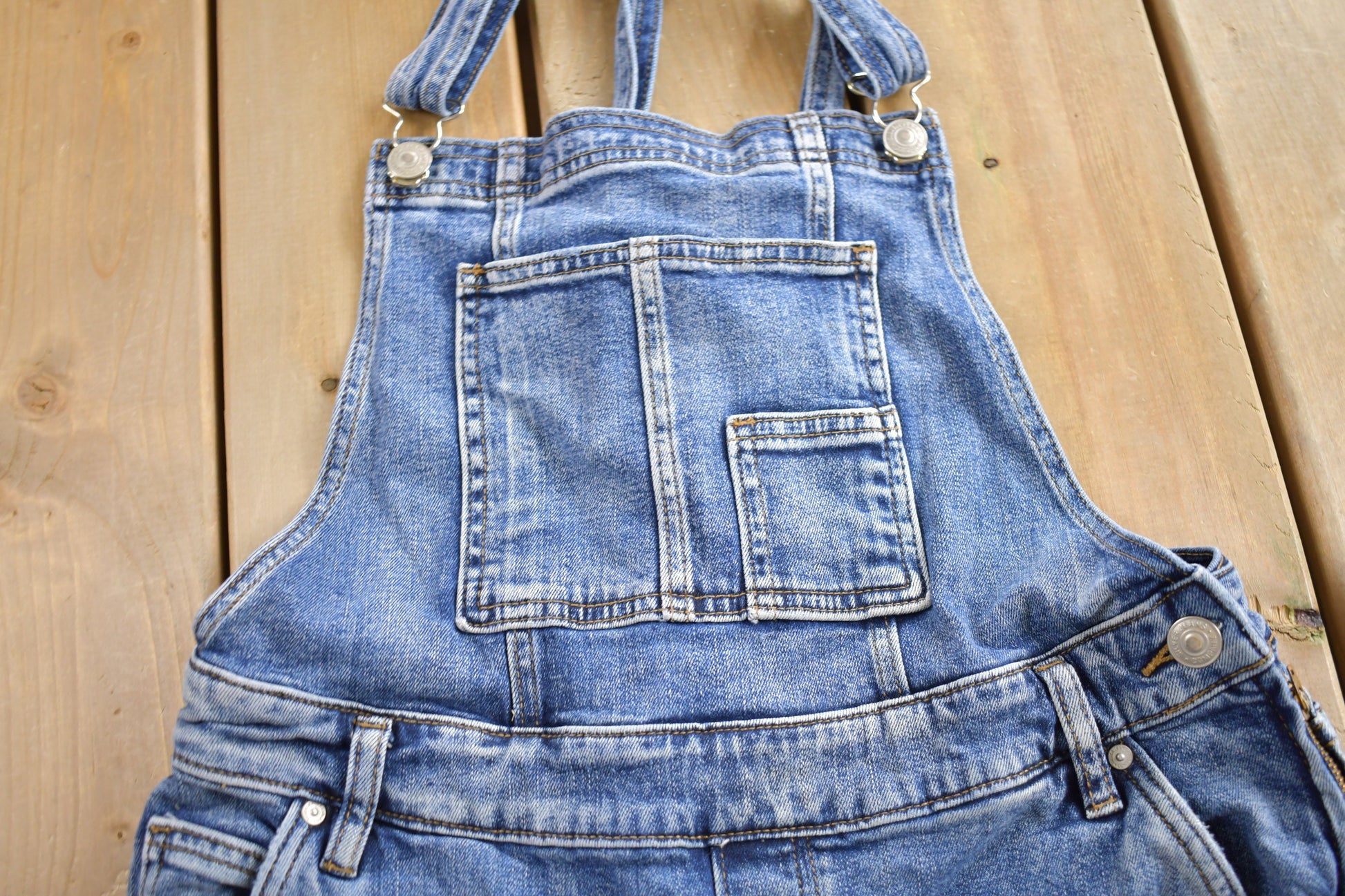 Vintage 1990s Silver Jeans Denim Overalls Size 26