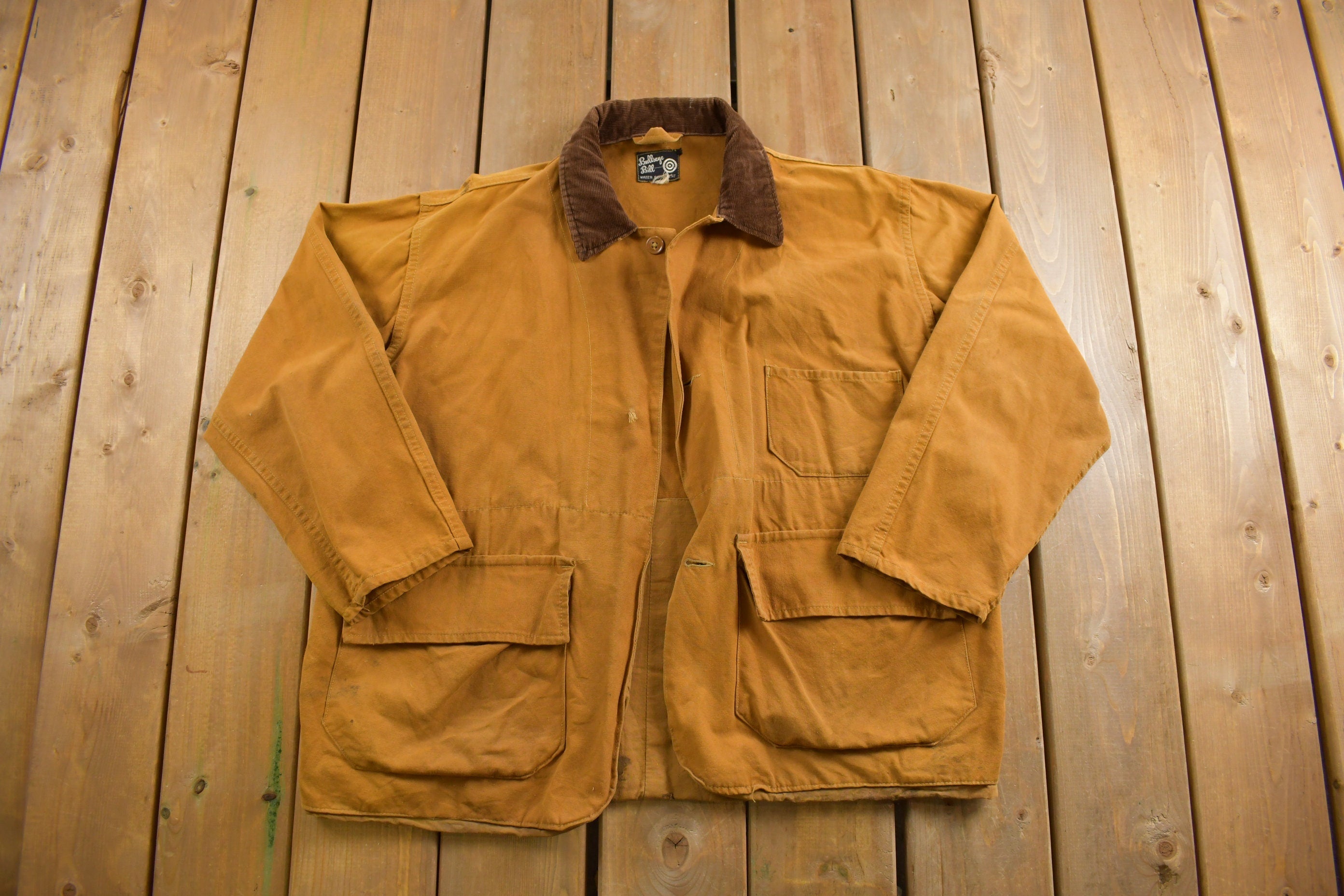 Vintage 1970s Bullseye Bill Canvas Work Jacket