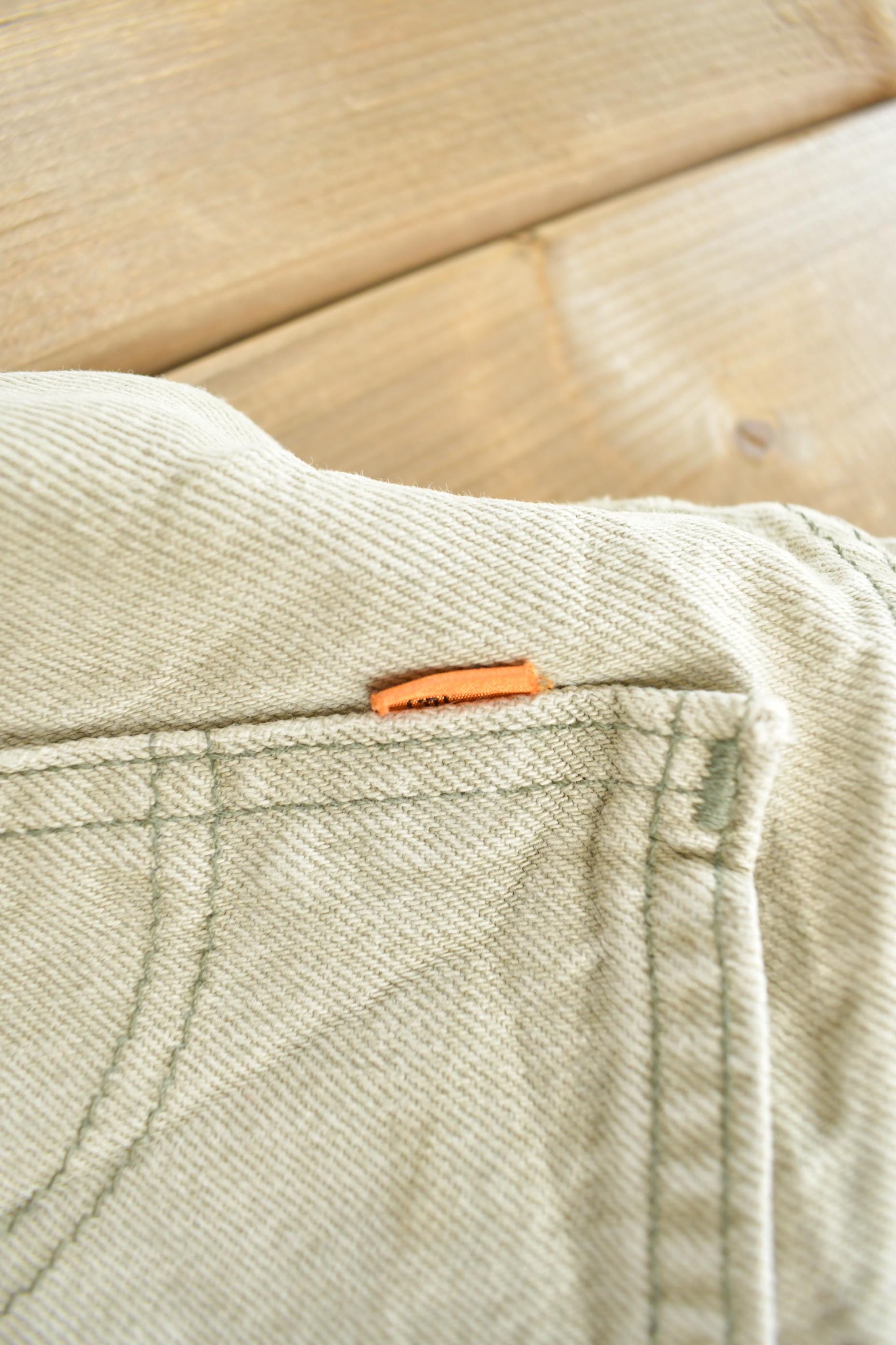 Vintage 1990s Levi's Orange Tab Distressed Denim Jeans Size 34x34