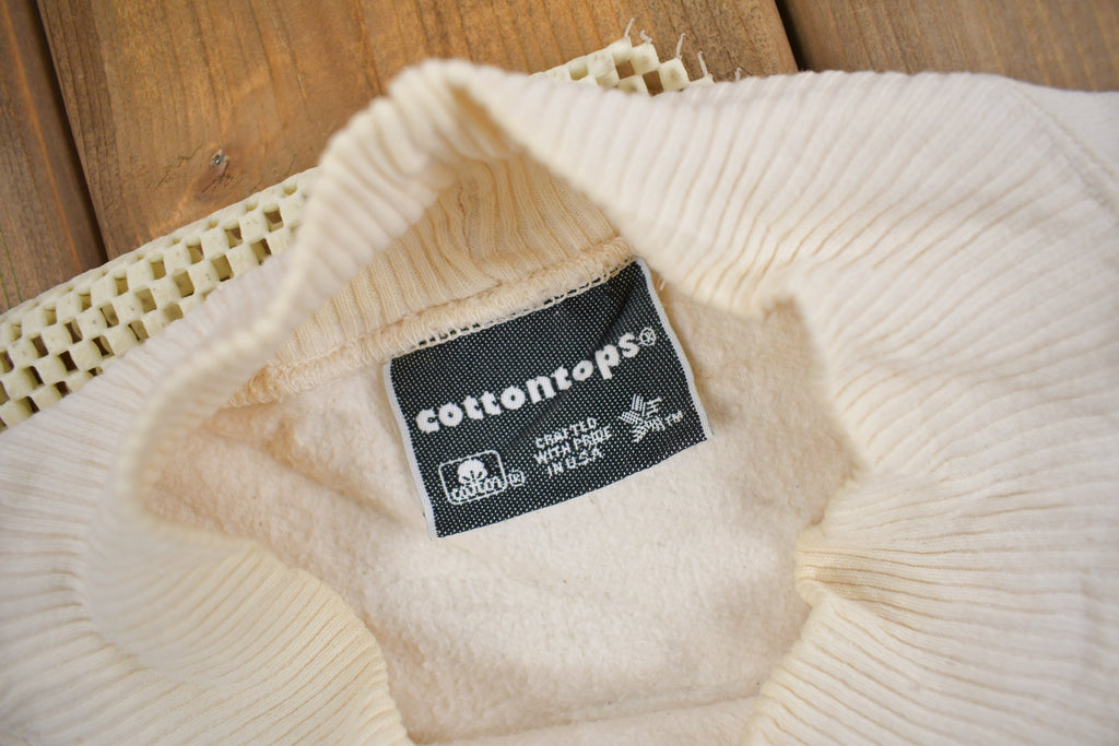 Vintage 1990s Fruit Theme Mockneck Sweatshirt