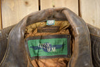 Vintage 1980s Classic Gear Leather Jacket