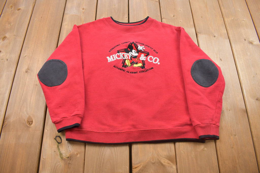 Vintage 1990s Disney Mickey Mouse Crewneck Sweatshirt  90s Crewneck  Made In USA  Essential  Streetwear  90s Cartoon