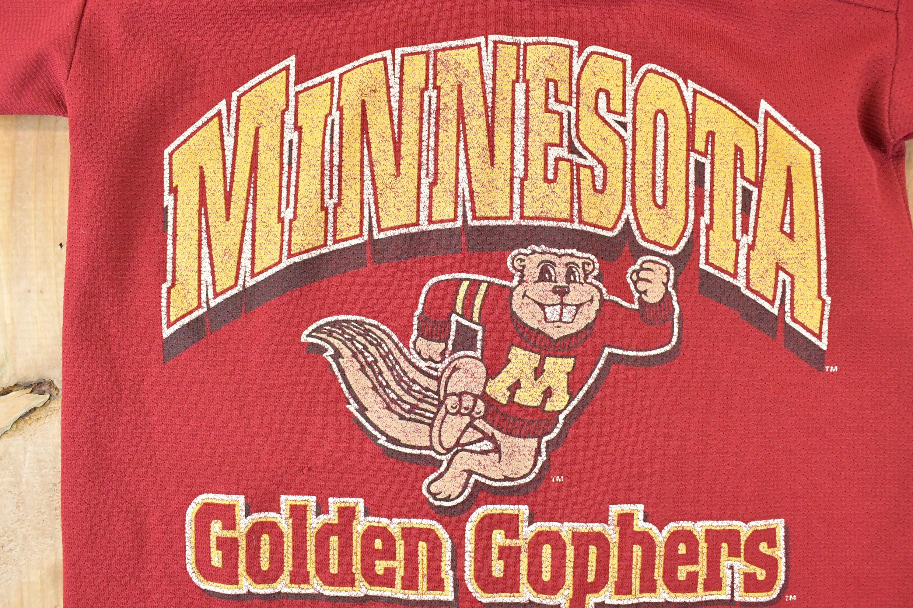 Vintage 1980s Minnesota Golden Gophers Collegiate T-Shirt Youth S