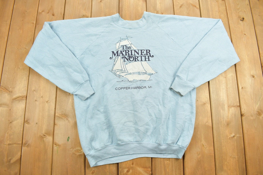 Vintage 1990s Mariner North Sailing Crewneck Sweatshirt