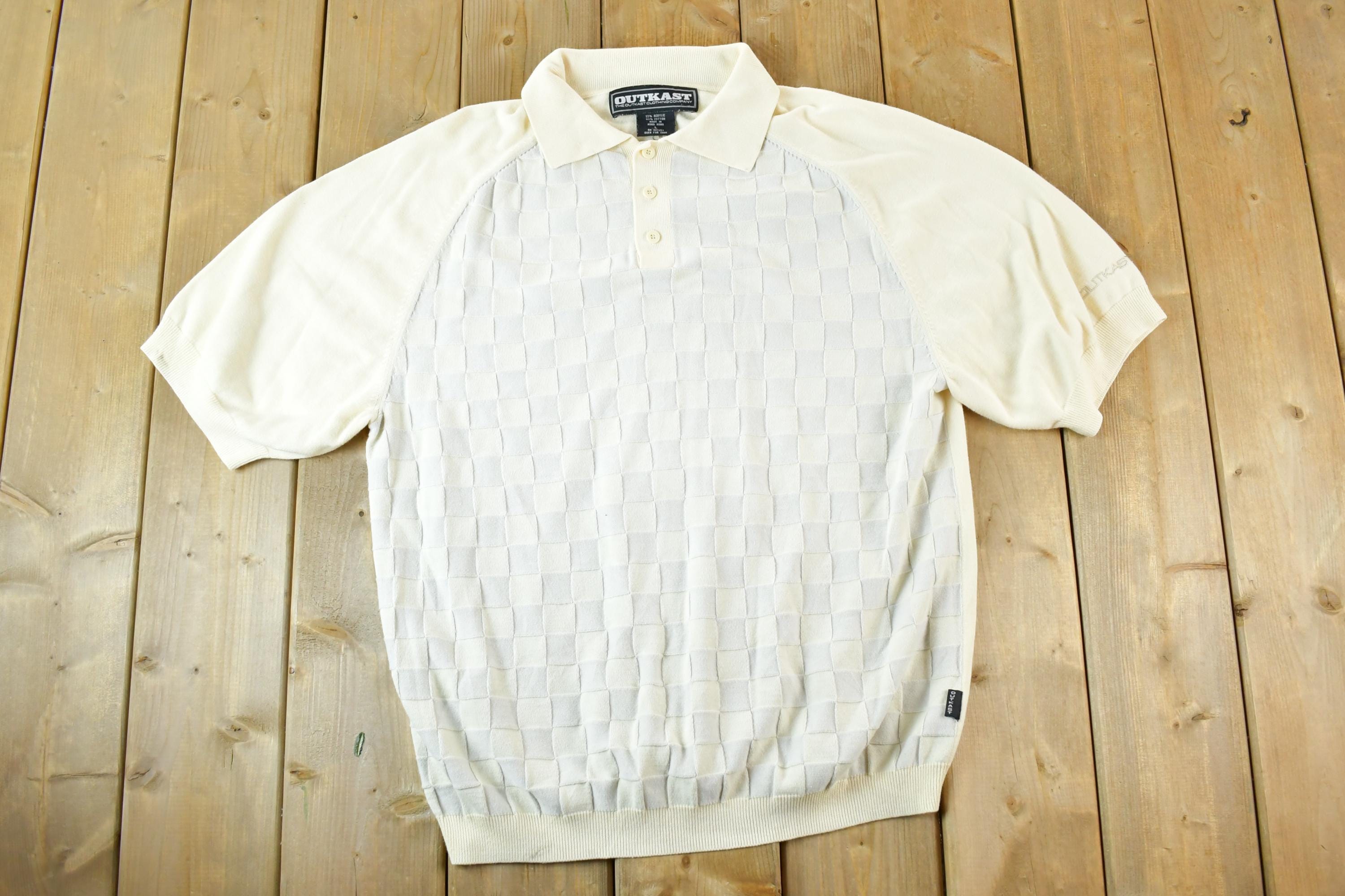 Vintage Y2K Outkast Quarter Button Up Hip Hop Shirt Men's L