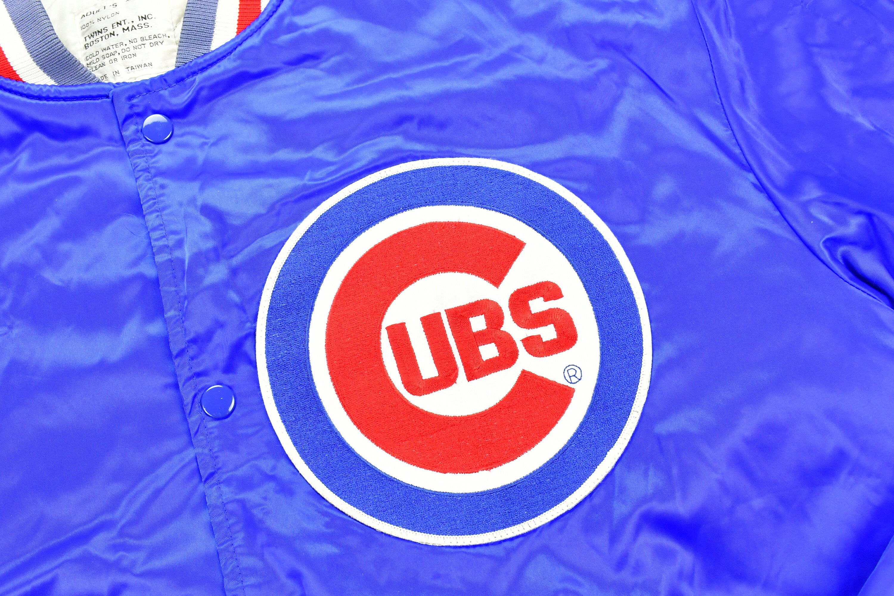Vintage 1990s Chicago Cubs MLB Satin Jacket Jacket