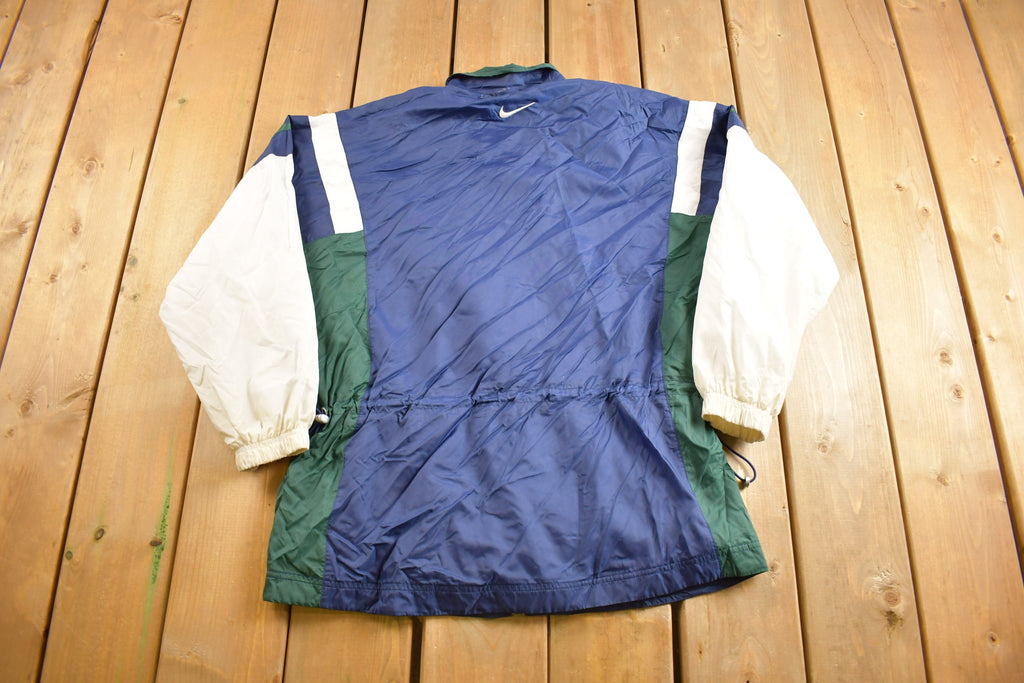 Vintage 1990s Nike Women's Windbreaker Track Suit Size M (8-10)
