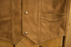 Vintage 1990s Leather Gallery Leather Western Vest