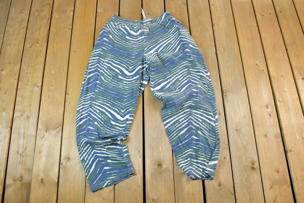 Vintage 1990s Zubaz Tiger Print Track Pants Size XL