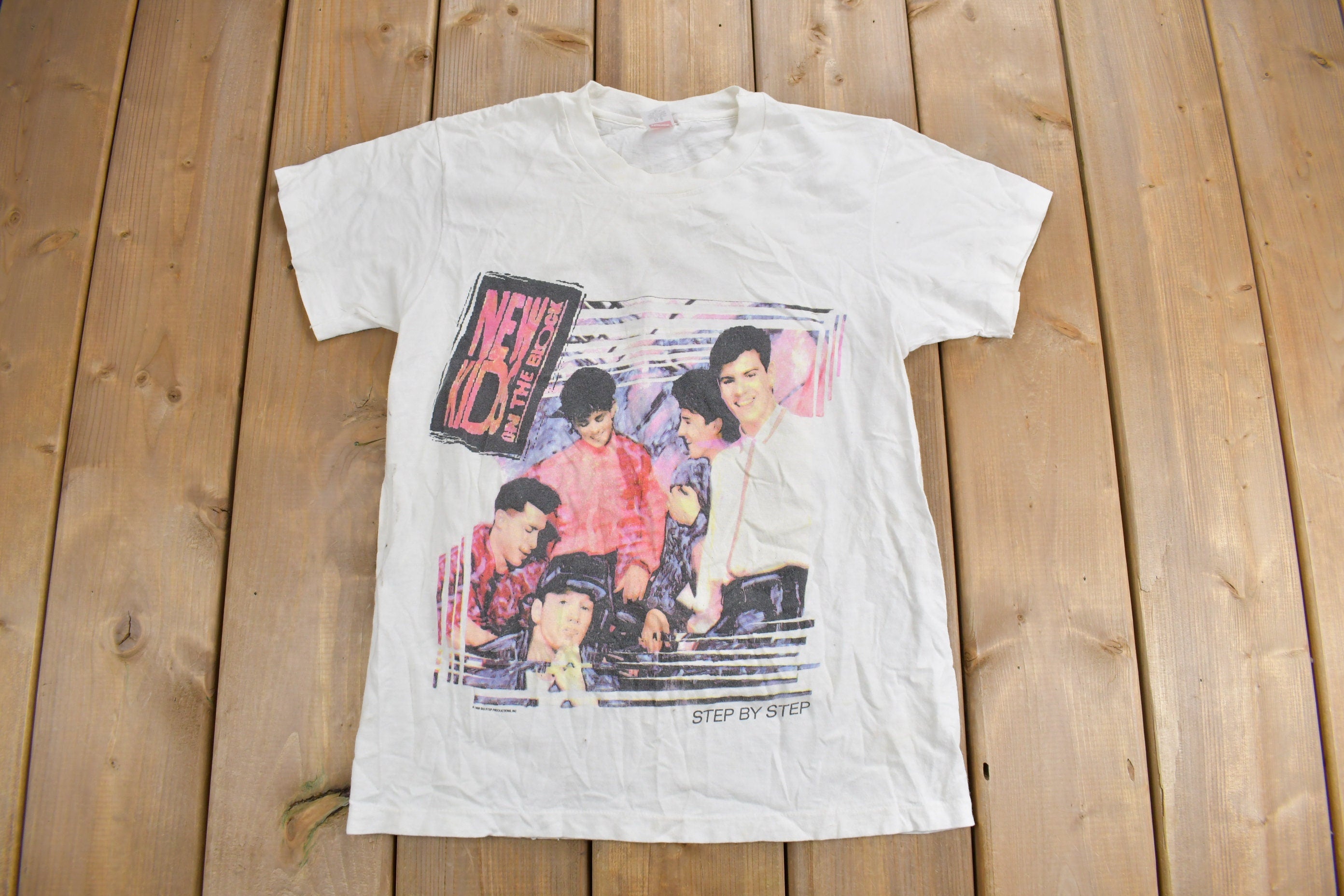 Vintage 1990 New Kids On The Block Magic Summer T Shirt