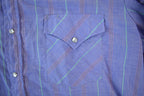 Vintage 1990s Ely Gentleman Stripe Western Shirt  Casual Wear