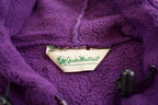 Vintage 1980s Garden Mountain Purple Fleece Sweater