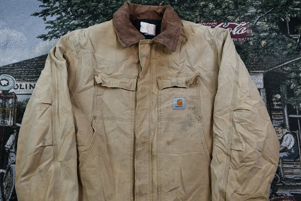 Vintage 1990s Carhartt Distressed Chore Coat