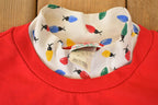 Vintage 1990s Nutcracker Plus Size Cute Christmas Kitty Double Collar Graphic Print Crewneck Sweatshirt Womens XL