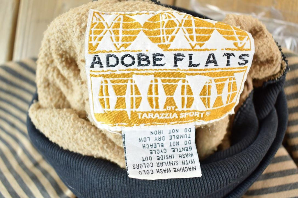Vintage 1990s Adobe Flats Aztec Turtleneck Sweatshirt Mens S