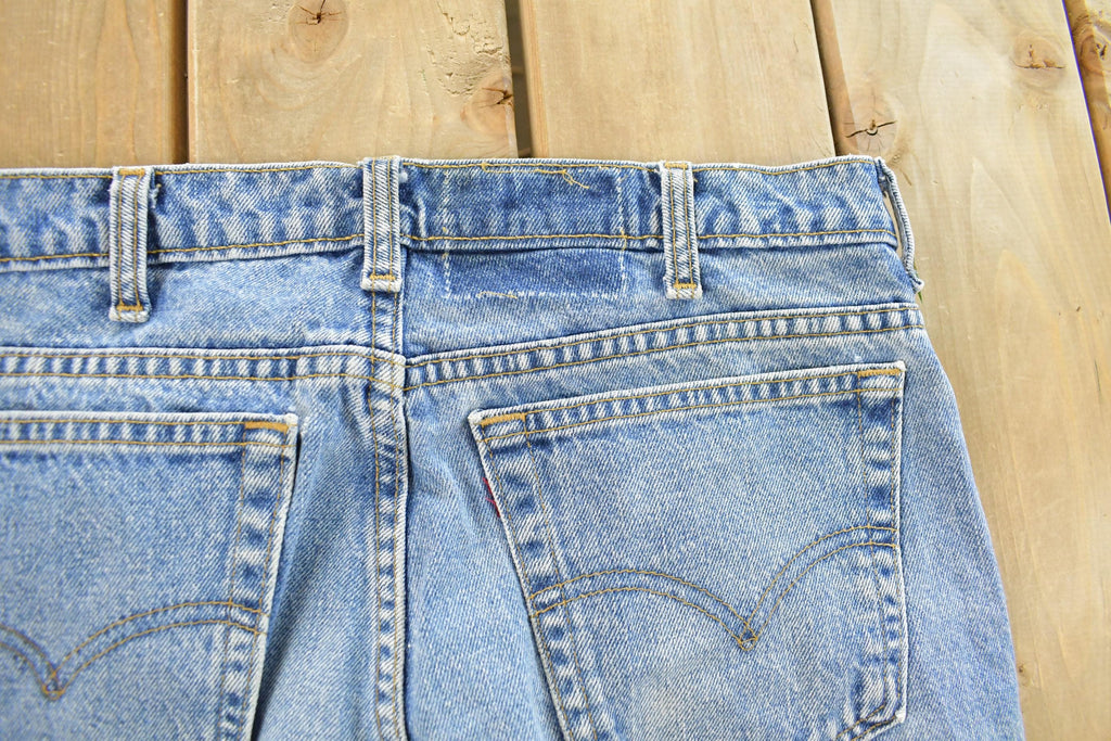 Vintage 1990s Levi's 516 Slim Straight Fit Denim Jeans Men's Size 34 x 29