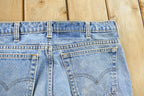 Vintage 1990s Levi's 516 Slim Straight Fit Denim Jeans Men's Size 34 x 29