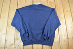 Vintage 1990s Gopher Sport Farm Scarecrow Collared Crewneck Sweater Made In USA 90s Crewneck