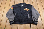 Vintage 1990s Mickey Mouse Graphic Wool Varsity Bomber Jacket