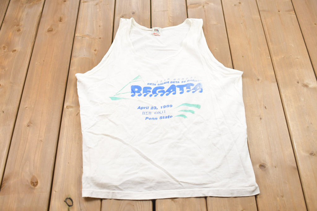 Vintage 1989 Frat House Regatta Graphic T-Shirt