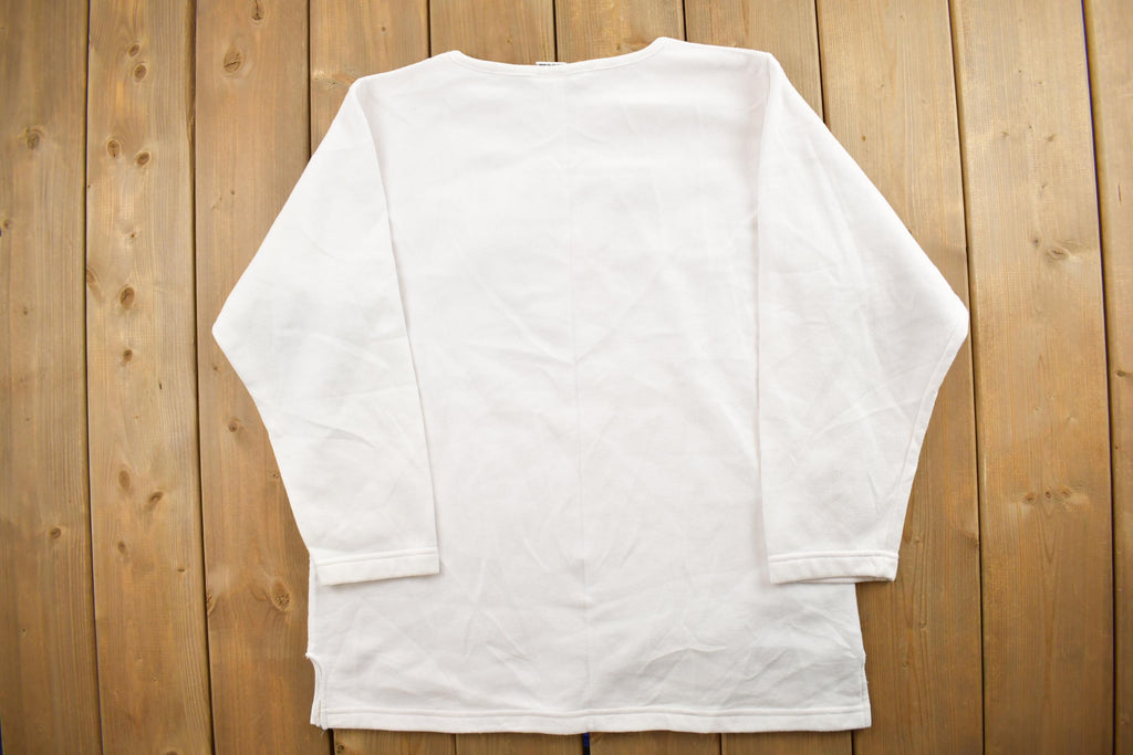 Vintage 1990s Cute Sewing Mouse Crewneck Sweater