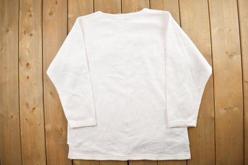 Vintage 1990s Cute Sewing Mouse Crewneck Sweater