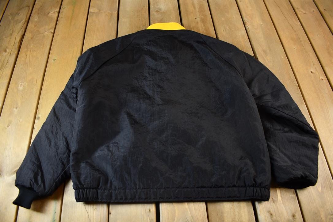 Vintage 1980s Pittsburgh Steelers NFL Starter Windbreaker Jacket