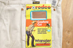 Vintage 1980s Deadstock Wrangler Straight Cut Jeans Size 38 x 31.5