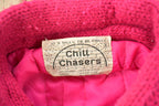 Vintage 1980s Chill Chasers 3D Pink Cable Knit Sweater