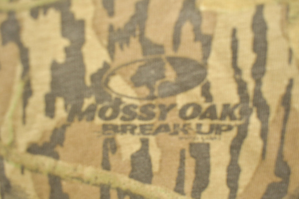 Vintage 1990s Mossy Oak Break Up Camo T-Shirt