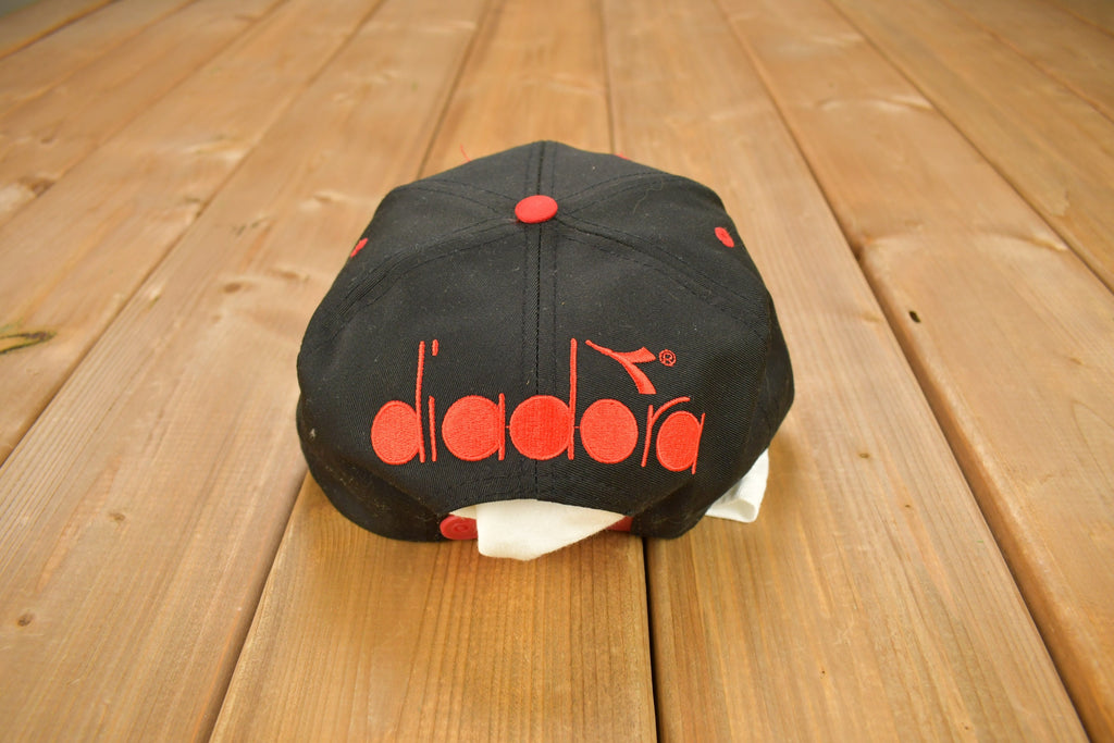 Vintage 1990s Diadora Two Tone Snap Back Hat