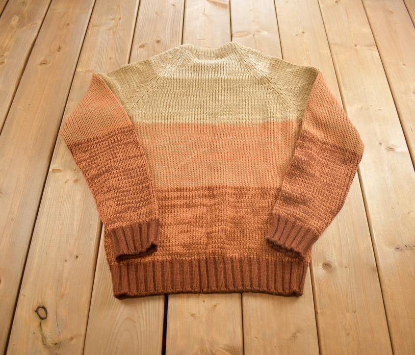 Vintage 1990s Youngbloods 3D Knit Crewneck Sweater