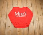 Vintage 1980s University Of Miami Collegiate Crewneck