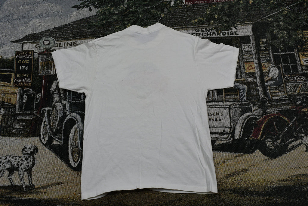 Vintage 1991 Planet Hollywood New York City Graphic Souvenir T Shirt