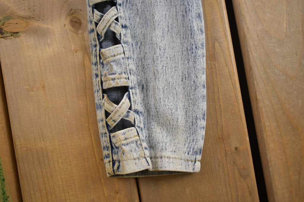 Vintage 1990s Watch LA Laced Jeans Size 24 x 26
