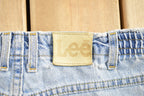 Vintage 1990s Lee Light Wash Denim Jeans 29 - 31 x 26.5 / Vintage Denim / Distressed Jeans / Streetwear Fashion / Vintage Pants