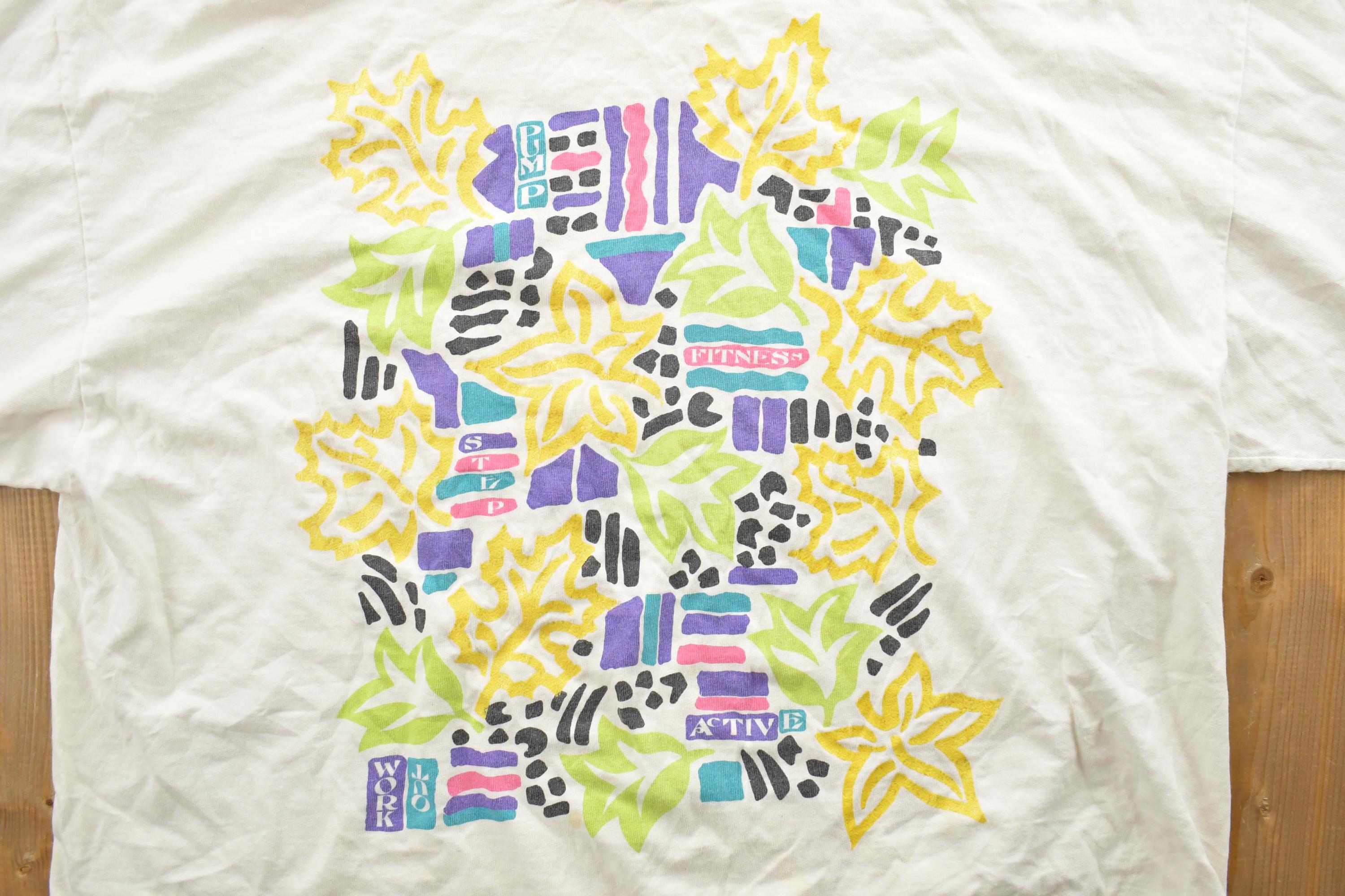 Vintage 1990s Body Details Fitness Graphic T-Shirt