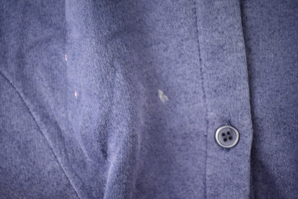 Vintage 1990s Winter Cardinal Theme Button Up Sweatshirt