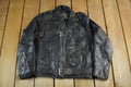 Vintage 1980s Leather Men Leather Biker Jacket Men's 36
