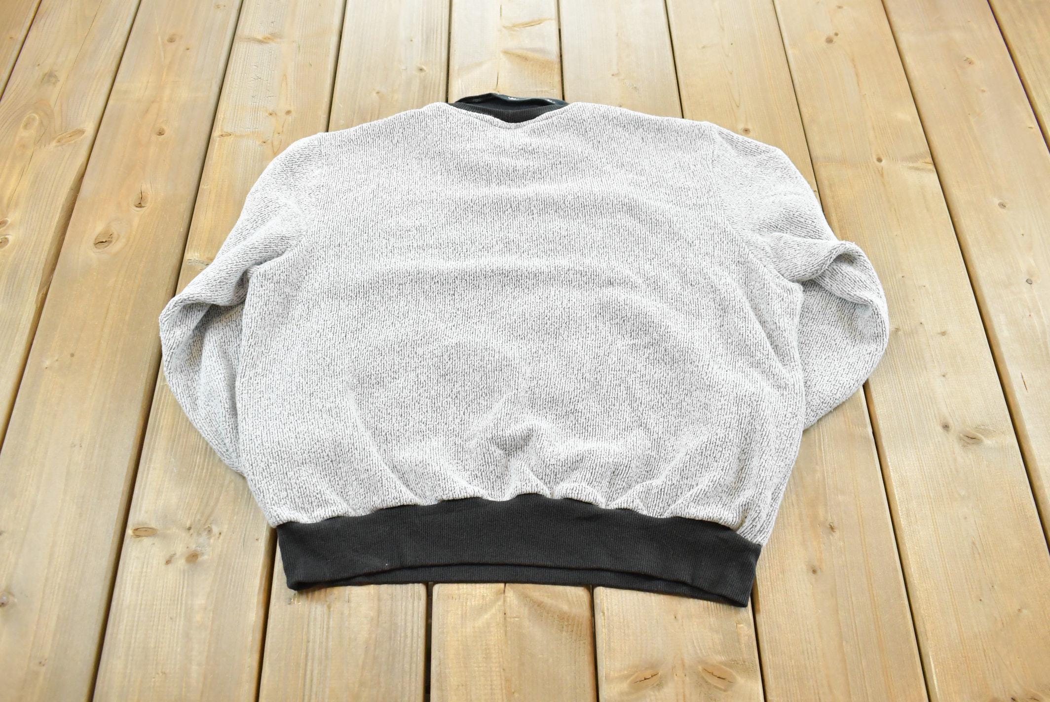 Vintage 1990s Bonworth Dogs Embroidered Collared Crewneck Mens S