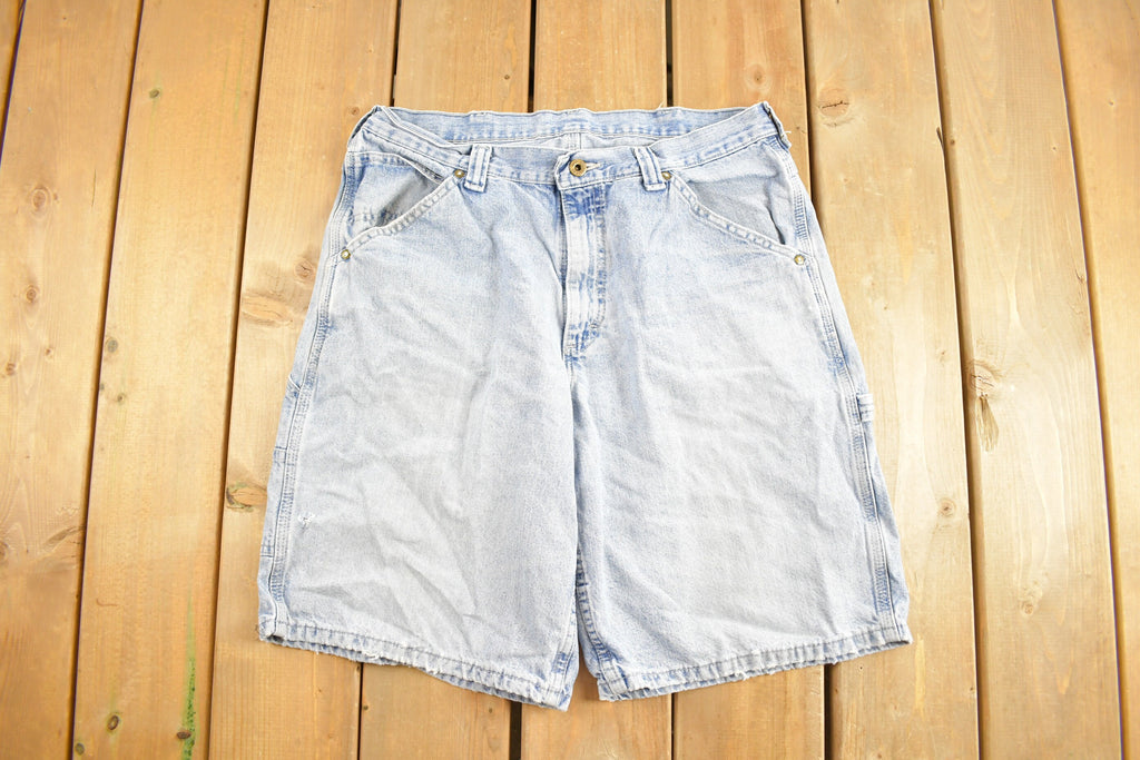 Vintage 1990s Lee Dungarees Can't Bust 'Em Jean Shorts 34 x 10