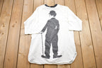 Vintage 1986 Charlie Chaplin Flirts Graphic T-Shirt