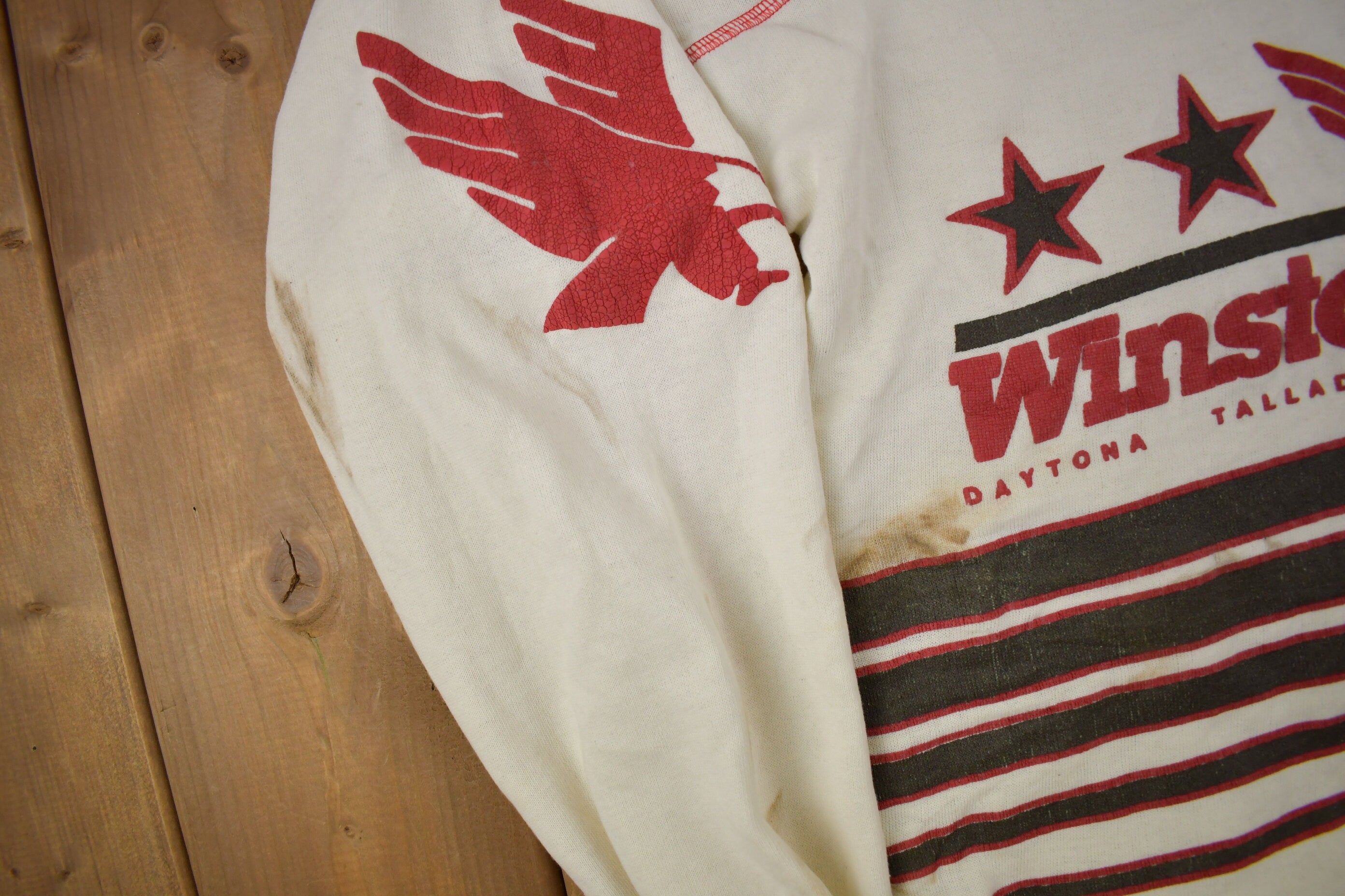 Vintage 1989 Winston Million Graphic Crewneck Sweatshirt