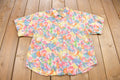 Vintage 1990s Flowers & Fruit All Over Print Button Up Shirt