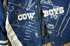 Vintage Y2K Dallas Cowboys NFL Embroidered Bomber Jacket