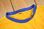 Vintage 1980s Russell Athletics Graphic ringer T Shirt