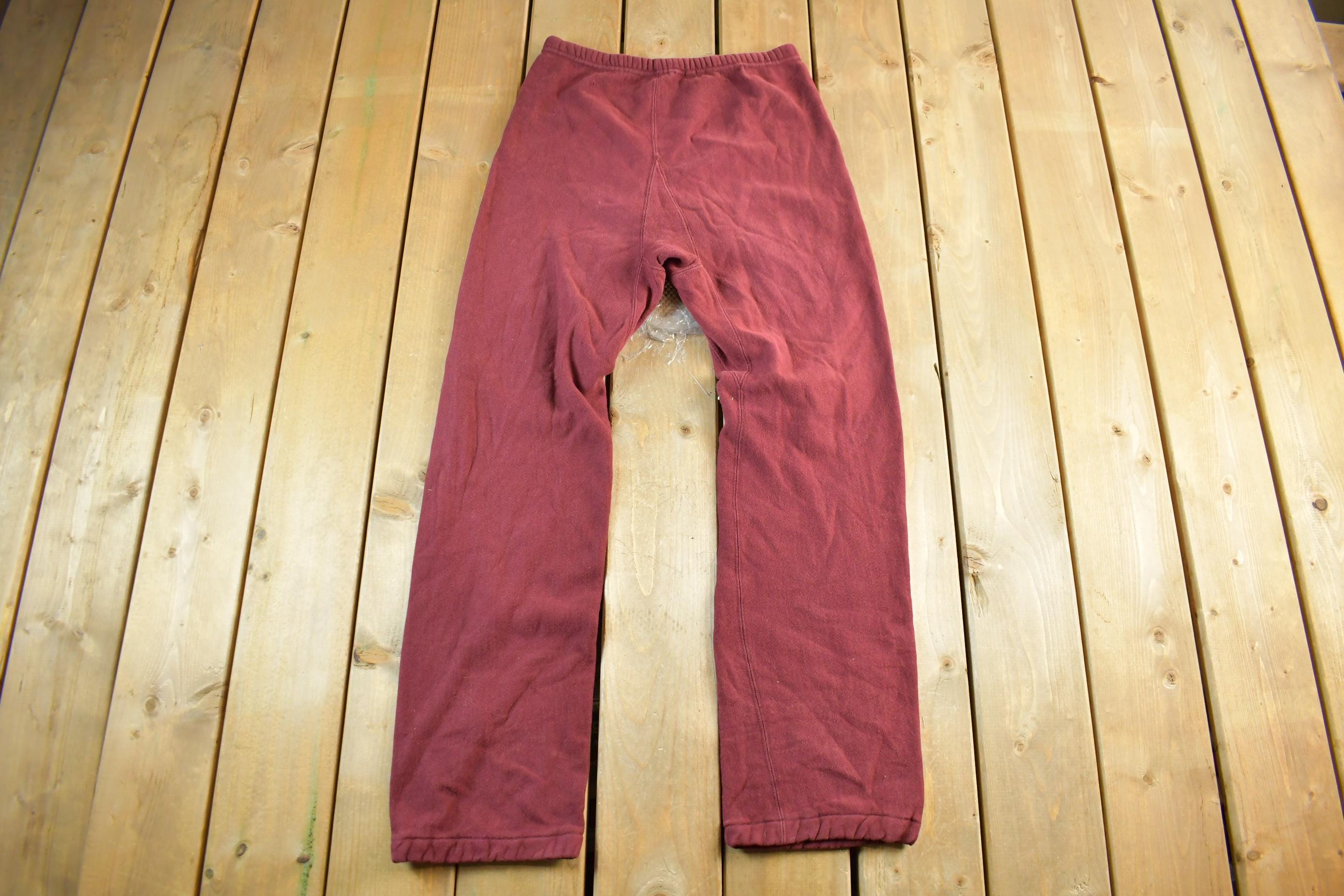 Vintage 1980s Champion Reverse Weave Warm Up Sweatpants Men's Large