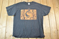 Vintage 1990s Aztek Flutes Souvenir Single Stitch Graphic Print T-Shirt Made In USA